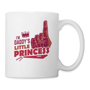 Papa Fille Enfant Fête des pères Fille Cadeau - Mug blanc - blanc - Droite