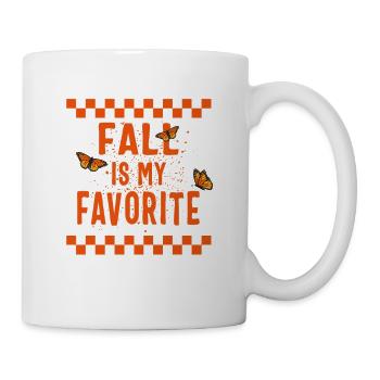 Halloween Theme Fall Is My Favorite Butterfly - Mug - white - Right