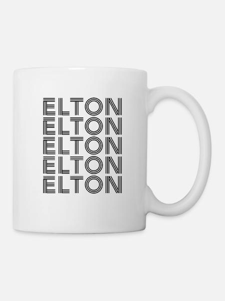 Elton Elton Elton Elton Elton - Mug blanc - blanc