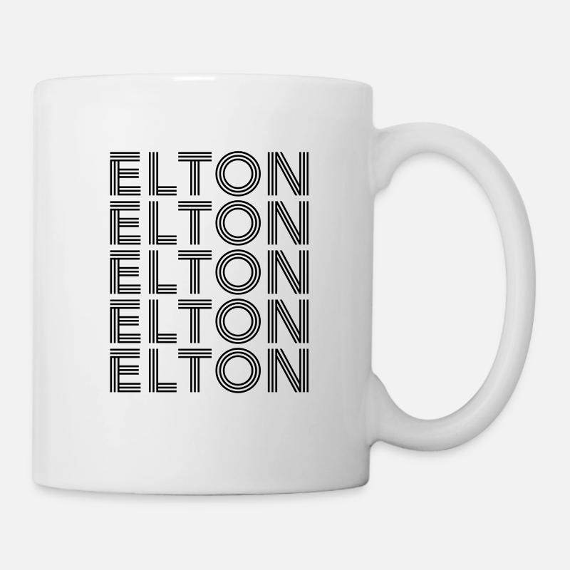 Elton Elton Elton Elton Elton - Mug blanc - blanc