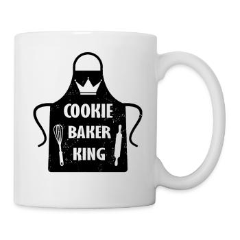 Cookie Baker King Chef Christmas Crown Roller - Mug blanc - blanc - Droite