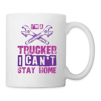 Trucker Cool Saying - Mug - white - Right