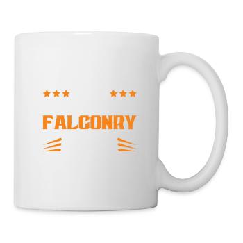 falconry dad pub hunt - Mug - white - Right
