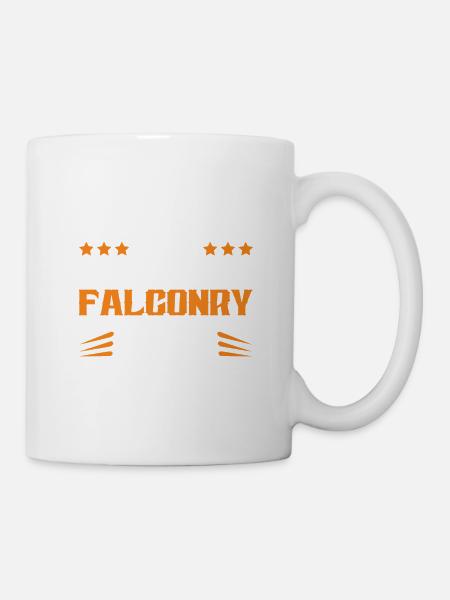 falknerei dad beizjagd - Tasse - Weiß