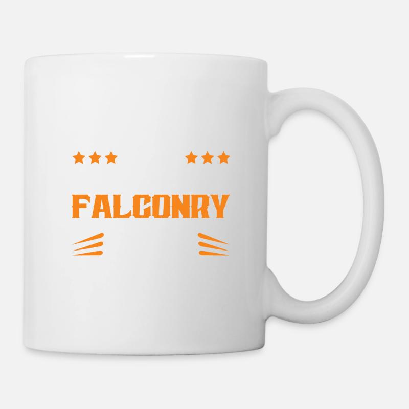 falknerei dad beizjagd - Tasse - Weiß