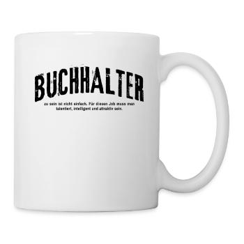 Buchhalter Finanzbuchhalter Lustiges Buchhaltung - Tasse - Weiß - Rechts