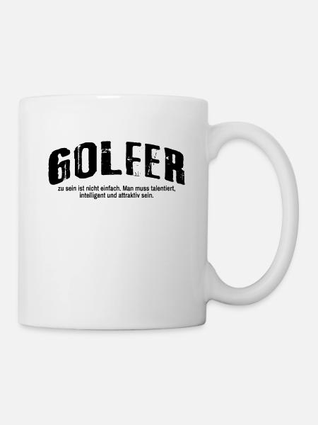 Golfer Humor Golfspieler Lustiges Golf - Tasse - Weiß