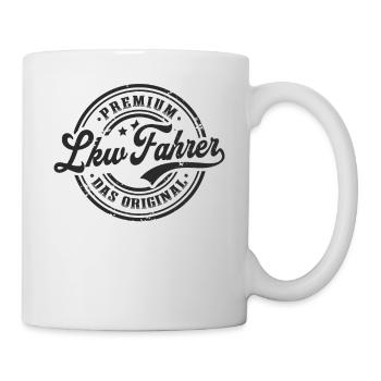LKW Fahrer Original Trucker Lustiges LKW - Tasse - Weiß - Rechts