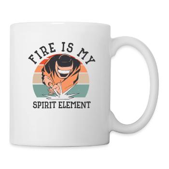 Welding Fire Spirit Element Metalworker Blacksmith - Mug - white - Right