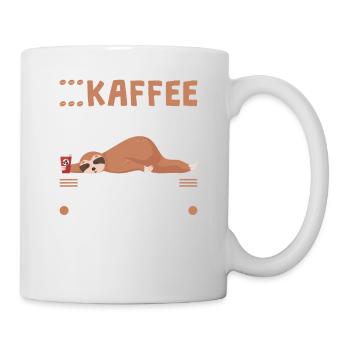 Der Kaffee Ist Kaputt Ich Bin Immer Noch Müde - Tasse - Weiß - Rechts