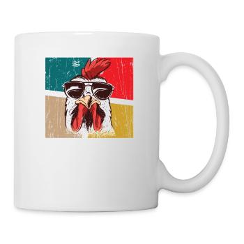 Big Hen Cool Poulet - Mug blanc - blanc - Droite
