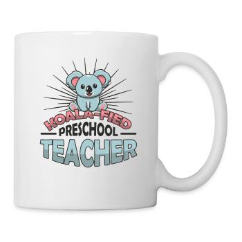 Koala-fied Koala Proud Preschool Teacher - Mug - white - Right