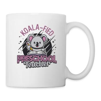 Koala-fied Koala Proud Preschool Teacher - Mug - white - Right