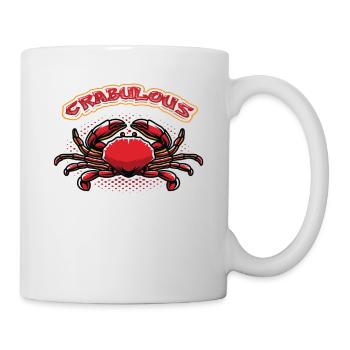 Crabulous Funny Crab Lovers - Mug - white - Right