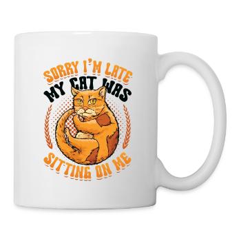Sorry I'm late - Mug - white - Right