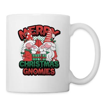 Joyeux Noël Gnomies Elfes de Noël - Mug blanc - blanc - Droite