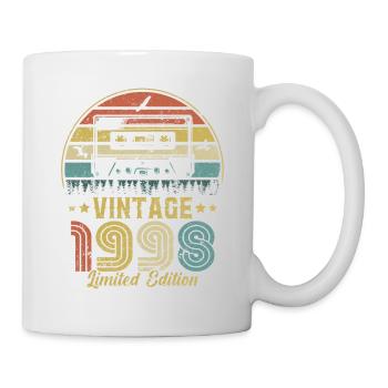 Vintage-Kassette 1998 - Tasse - Weiß - Rechts