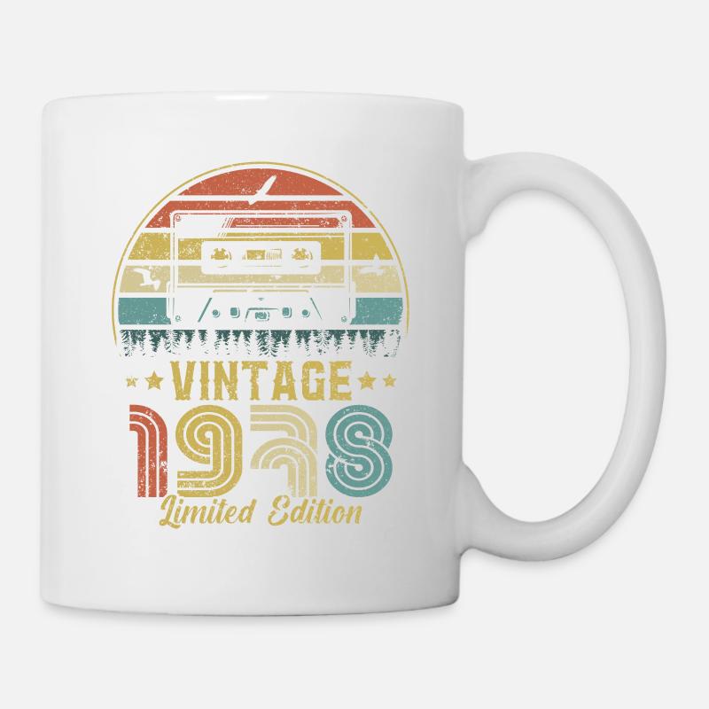 Cassette vintage 1978 - Mug blanc - blanc