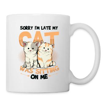 Sorry I'm late - Mug - white - Right
