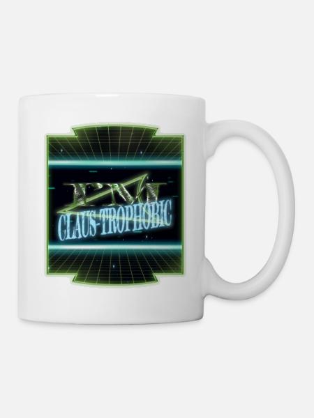 animal geek dinosaur funny gym present - Tasse - Weiß