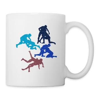 Grappling Martial Arts Wrestling - Tasse - Weiß - Rechts