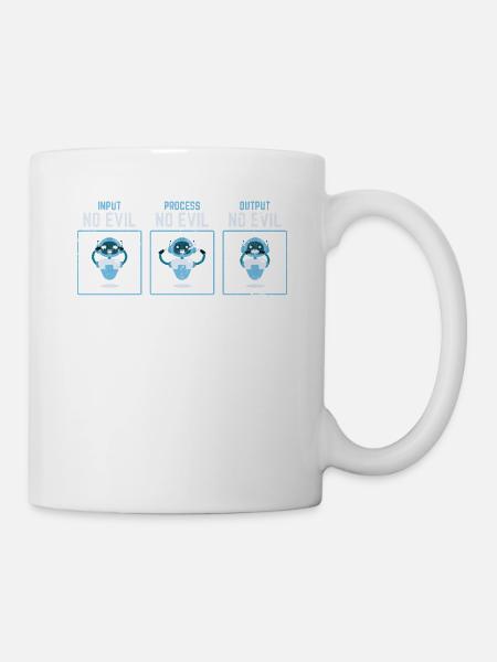 Logiciel d’ingénieur programmeur informatique Wise Robots - Mug blanc - blanc