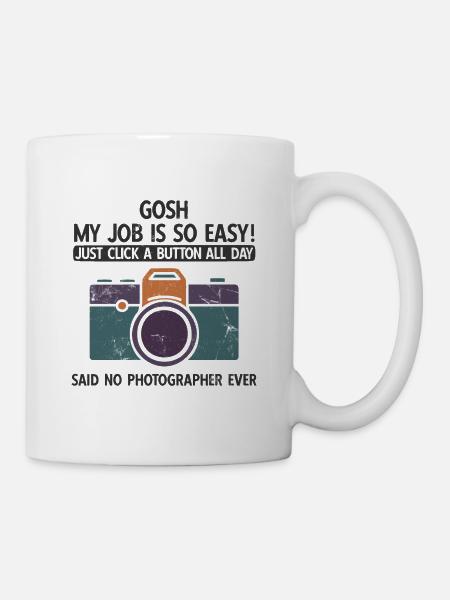 Fotografie Fotograf - Tasse - Weiß