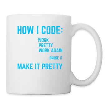 Programmer Coder Software Developer Programming Co - Mug - white - Right