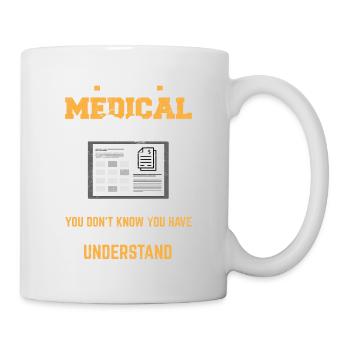 Medical Biller Women Funny Medical Coder Funny Bil - Mug - white - Right