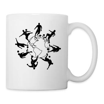 Soccer Player Earth Soccer - Tasse - Weiß - Rechts