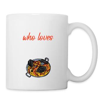 Juste un garçon qui aime la paella 4 - Mug blanc - blanc - Droite
