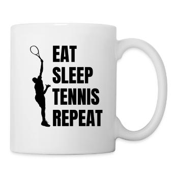Tennisverein Tennisschläger Tennis Tennisspieler - Tasse - Weiß - Rechts