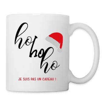 HO HO HO - Je suis pas un cadeau - Mug blanc - blanc - Droite