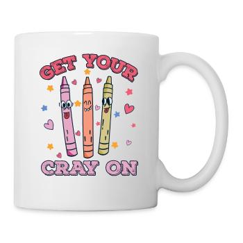 Enseignante au primaire Éducatrice de maternelle - Mug blanc - blanc - Droite