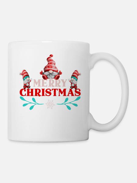 Merry Cristmas gnomes - Mug - white