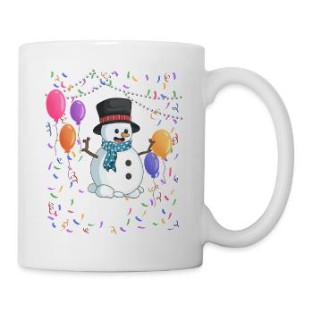 Snowman Winter Ice Party - Mug - white - Right