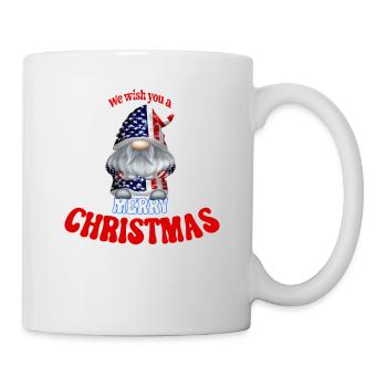 Nous vous souhaitons un joyeux Noël American Gnome - Mug blanc - blanc - Droite