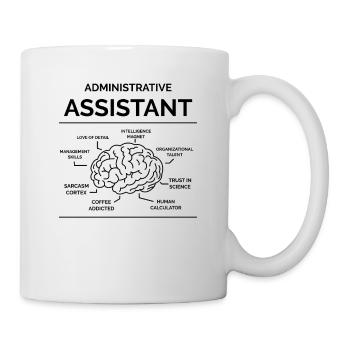 Verwaltungsassistent - Tasse - Weiß - Rechts