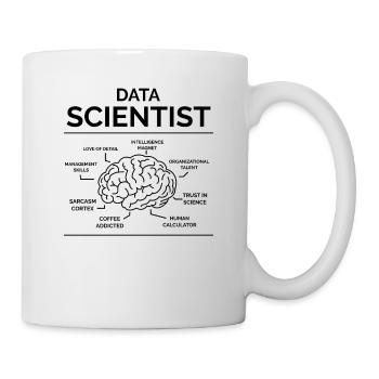 Analyste de données - Mug blanc - blanc - Droite
