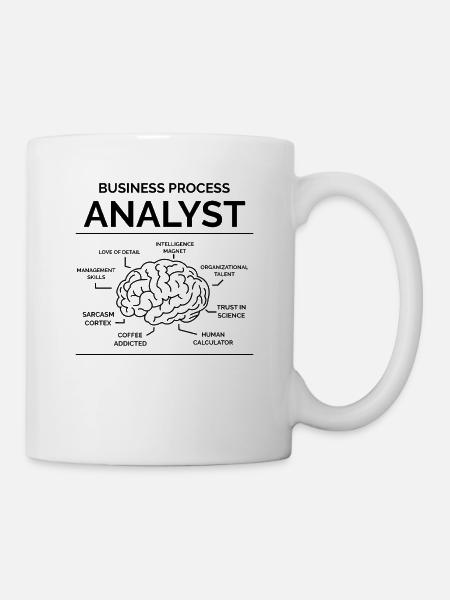 Geschäftsprozess Analyst - Tasse - Weiß