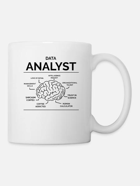 Datenanalyst - Tasse - Weiß