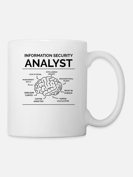 Analyst für Informationssicherheit - Tasse - Weiß