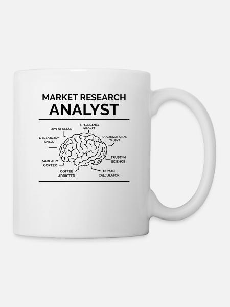 Analyst für Marktforschung - Tasse - Weiß