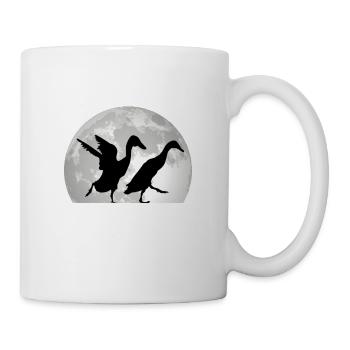 Canard Lune indien - Mug blanc - blanc - Droite