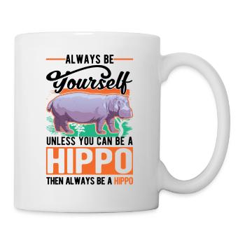 Soyez toujours vous-même hippopotame hippopotame hippopotame - Mug blanc - blanc - Droite