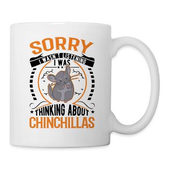 Chinchilla Gift Woolly Short-tailed Chinchilla - Mug - white - Right