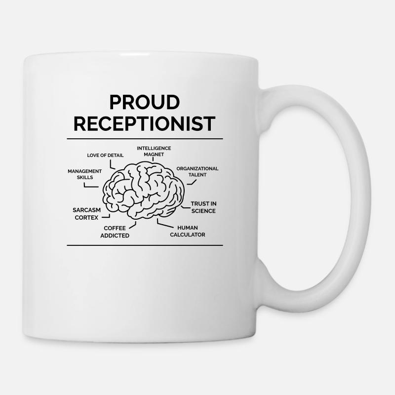 Rezeptionist - Tasse - Weiß