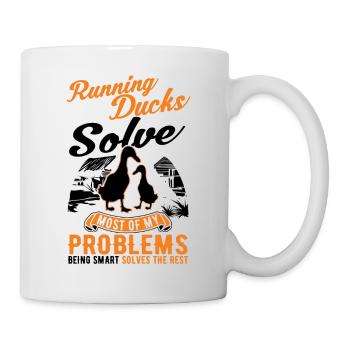 Indian Running Duck Gift Running Duck - Mug - white - Right