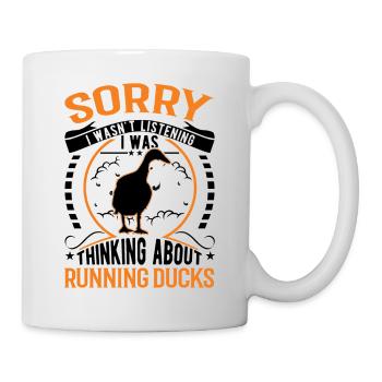Indian Running Duck Gift Running Duck - Mug - white - Right