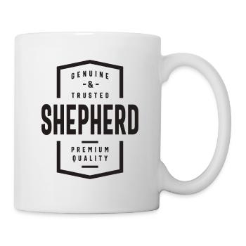 Shepherd authentique et digne de confiance - Mug blanc - blanc - Droite